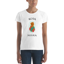 Load image into Gallery viewer, Rosa Negra (Women&#39;s short sleeve t-shirt)
