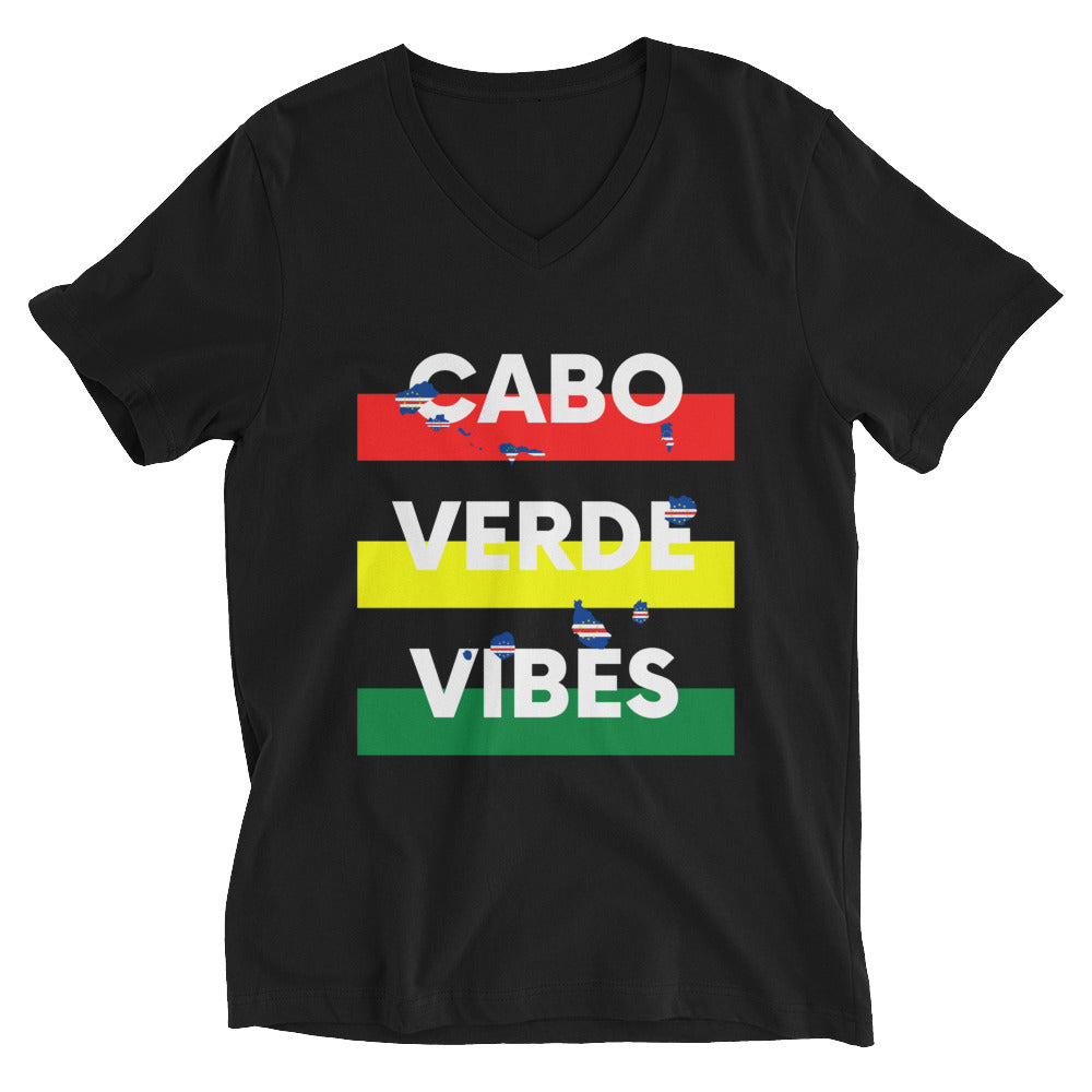 Cabo Verde Vibes (Unisex V-Neck T-Shirt)