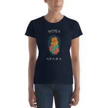 Load image into Gallery viewer, Rosa Negra (Women&#39;s short sleeve t-shirt)
