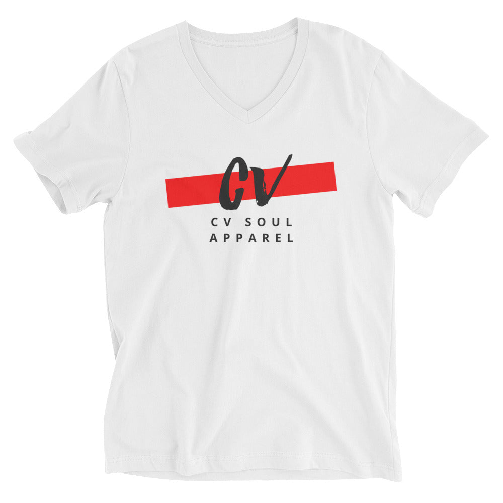 CV SOUL APPAREL logo (V-Neck T-Shirt)