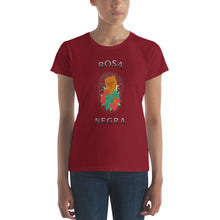 Load image into Gallery viewer, Rosa Negra (Women&#39;s short sleeve t-shirt)
