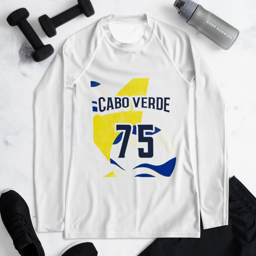 Cabo Verde 75 (Women's Rash Guard)