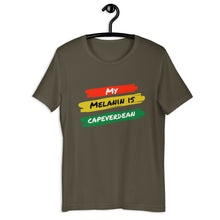 Load image into Gallery viewer, My Melanin Is Capeverdean (Unisex T-Shirt)
