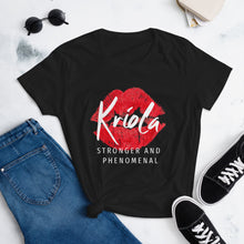 Load image into Gallery viewer, Kriola, Stronger and Phenomenal (Women t-shirt)
