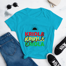 Load image into Gallery viewer, Kriola Soul (Women&#39;s short sleeve t-shirt)
