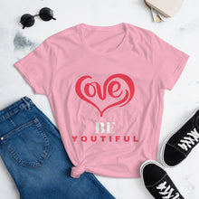 Load image into Gallery viewer, Love, Be-Youtiful (Women&#39;s t-shirt)
