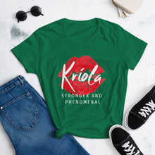 Load image into Gallery viewer, Kriola, Stronger and Phenomenal (Women t-shirt)
