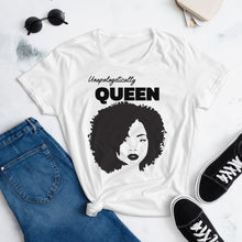 Load image into Gallery viewer, Unapologetically Queen (Women t-shirt)
