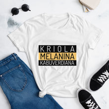 Load image into Gallery viewer, Kriola Melanina Kabuverdiana (Women&#39;s t-shirt)
