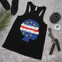 Load image into Gallery viewer, Afro Caboverdeana (Women&#39;s Flowy Racerback Tank)
