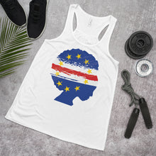 Load image into Gallery viewer, Afro Caboverdeana (Women&#39;s Flowy Racerback Tank)
